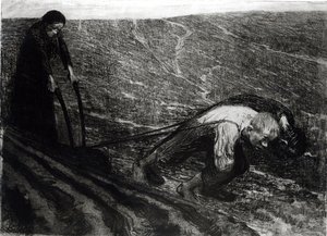 Plough-Puller and Woman, 1902 by Käthe Kollwitz